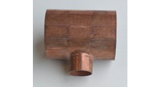 Copper end feed reducing tee (reducing on the branch) LB611R